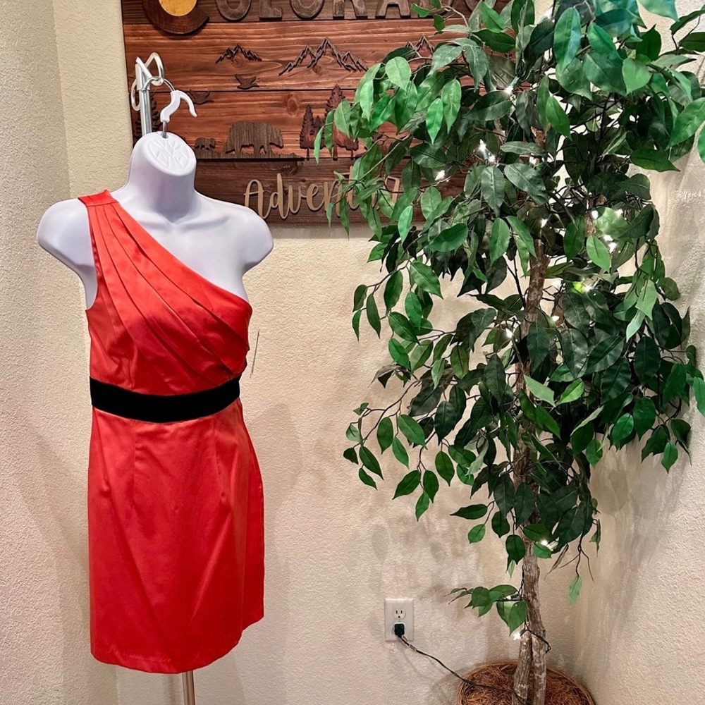 B Wear Too prom formal coral mini dress size 1